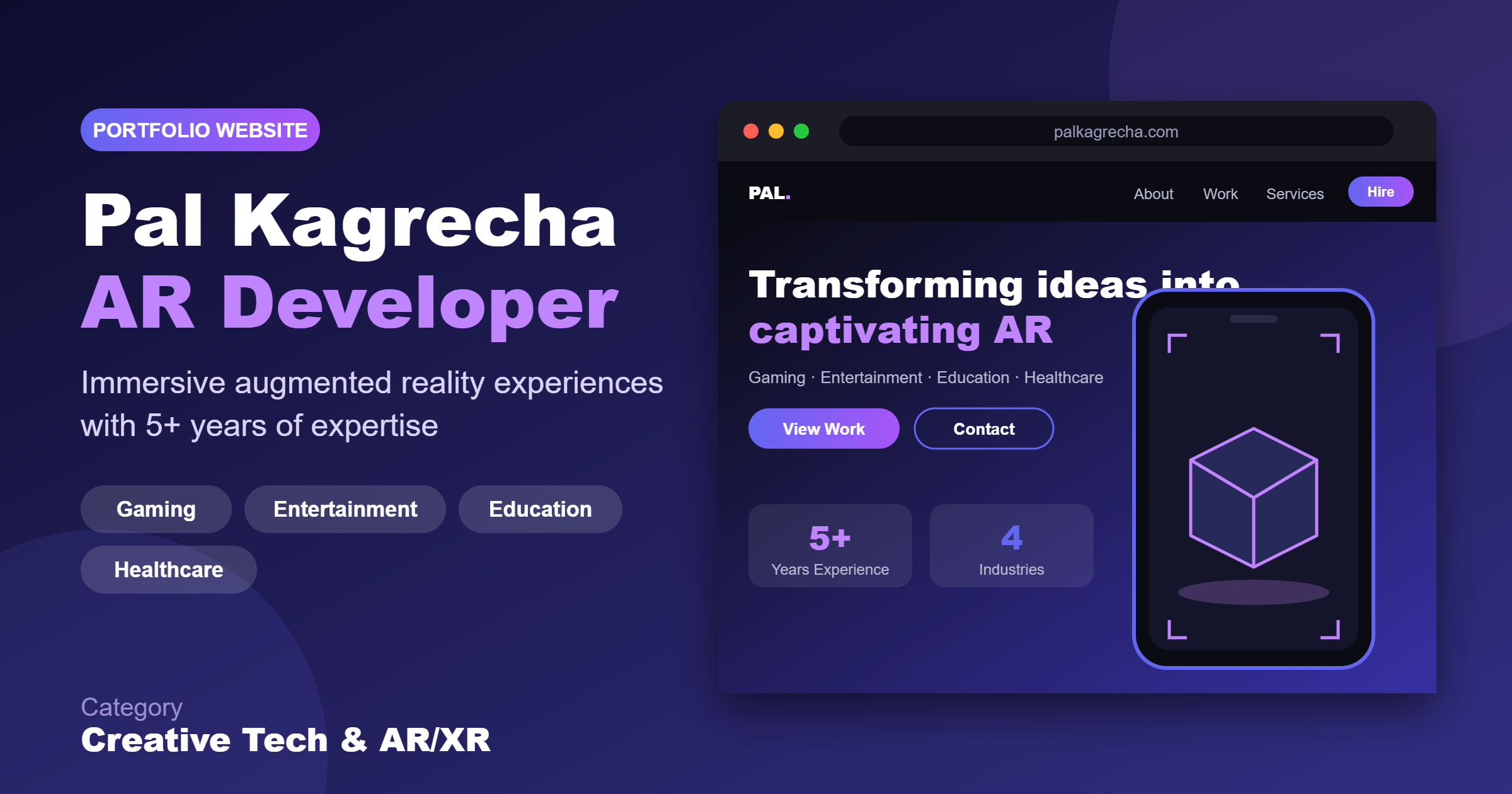 Pal Kagrecha - AR Developer preview